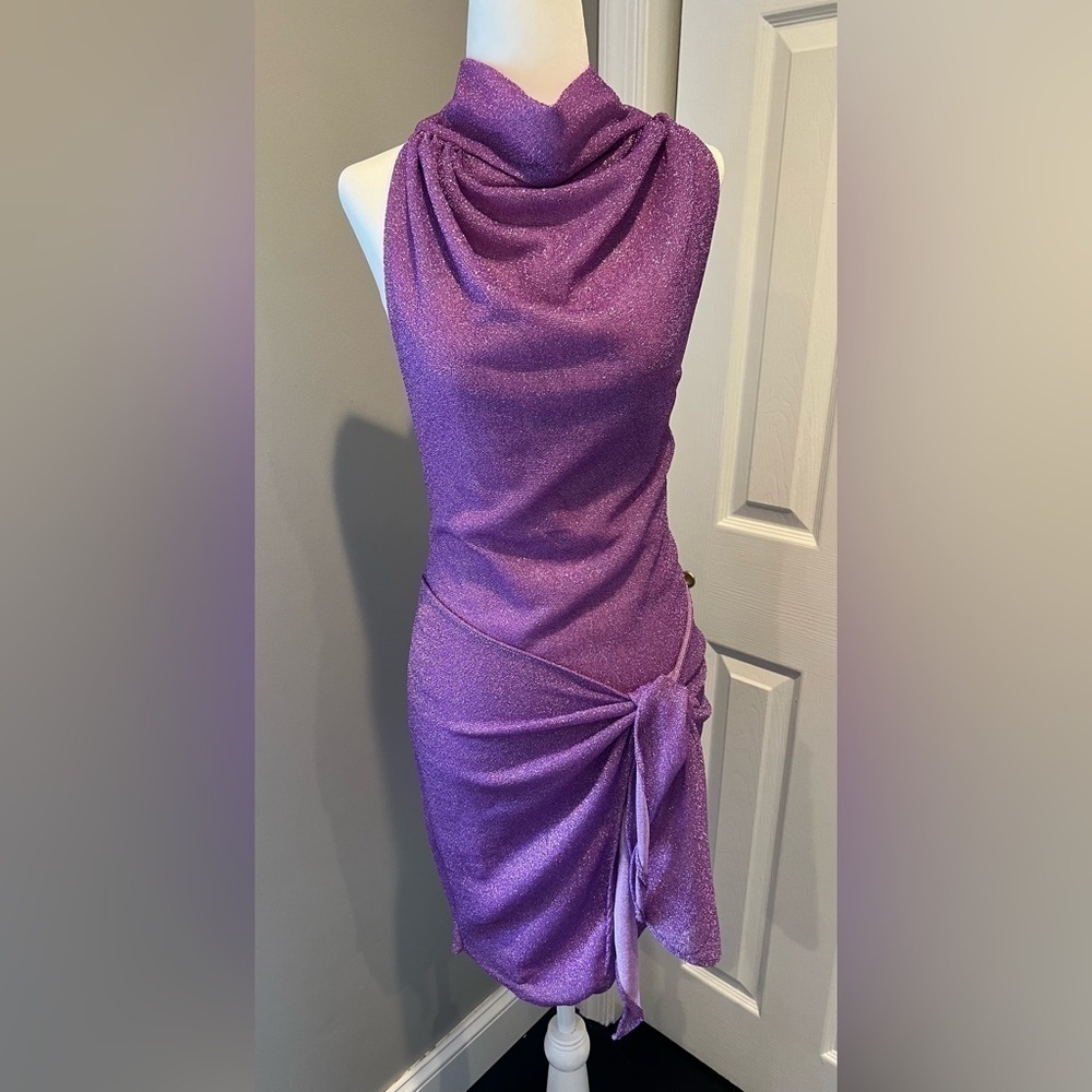 PURPLE DRESS SIZE 0 - Picture 4 of 5